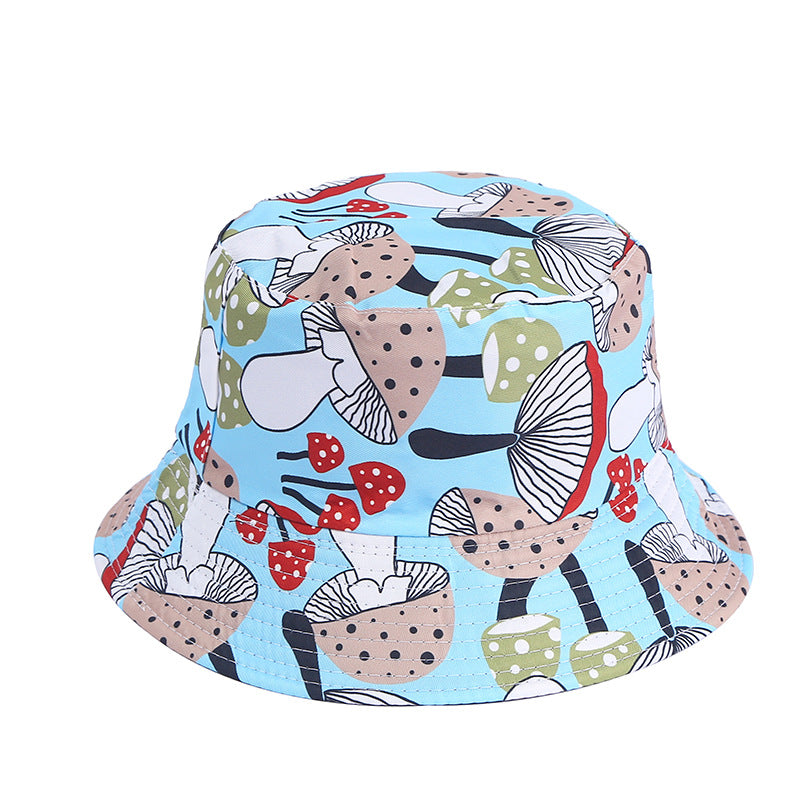 Wholesale Cotton Polyester Mushroom Pattern Bucket Hat