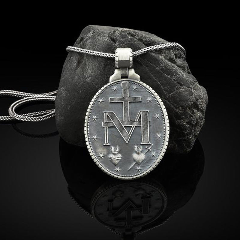 Wholesale Vintage Virgin Mary Alloy Necklaces