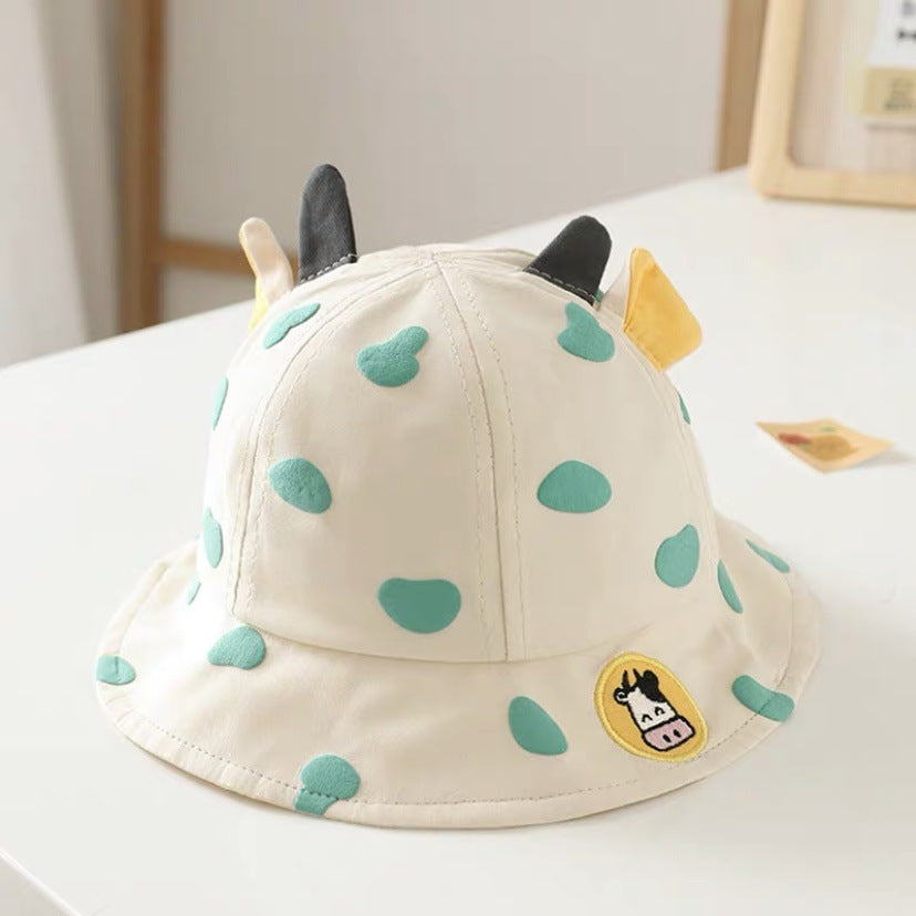 Wholesale Cotton Summer Thin Section Sunscreen Kids Bucket Hat