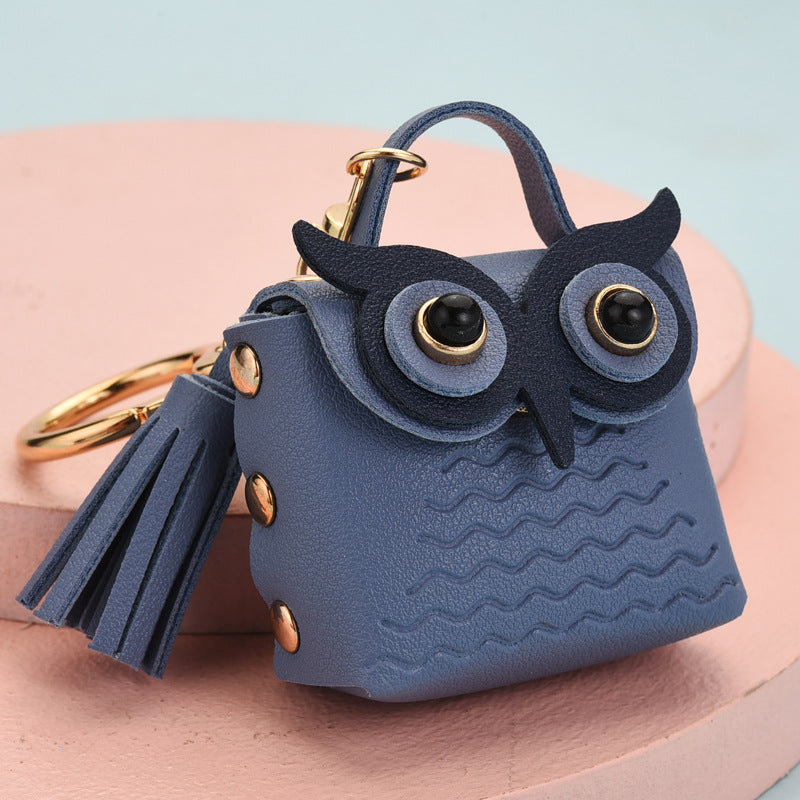 Wholesale Leather Owl Keychains