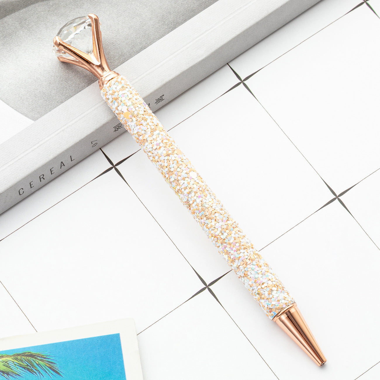 Venta al por mayor Bolígrafo De Lentejuelas De Metal