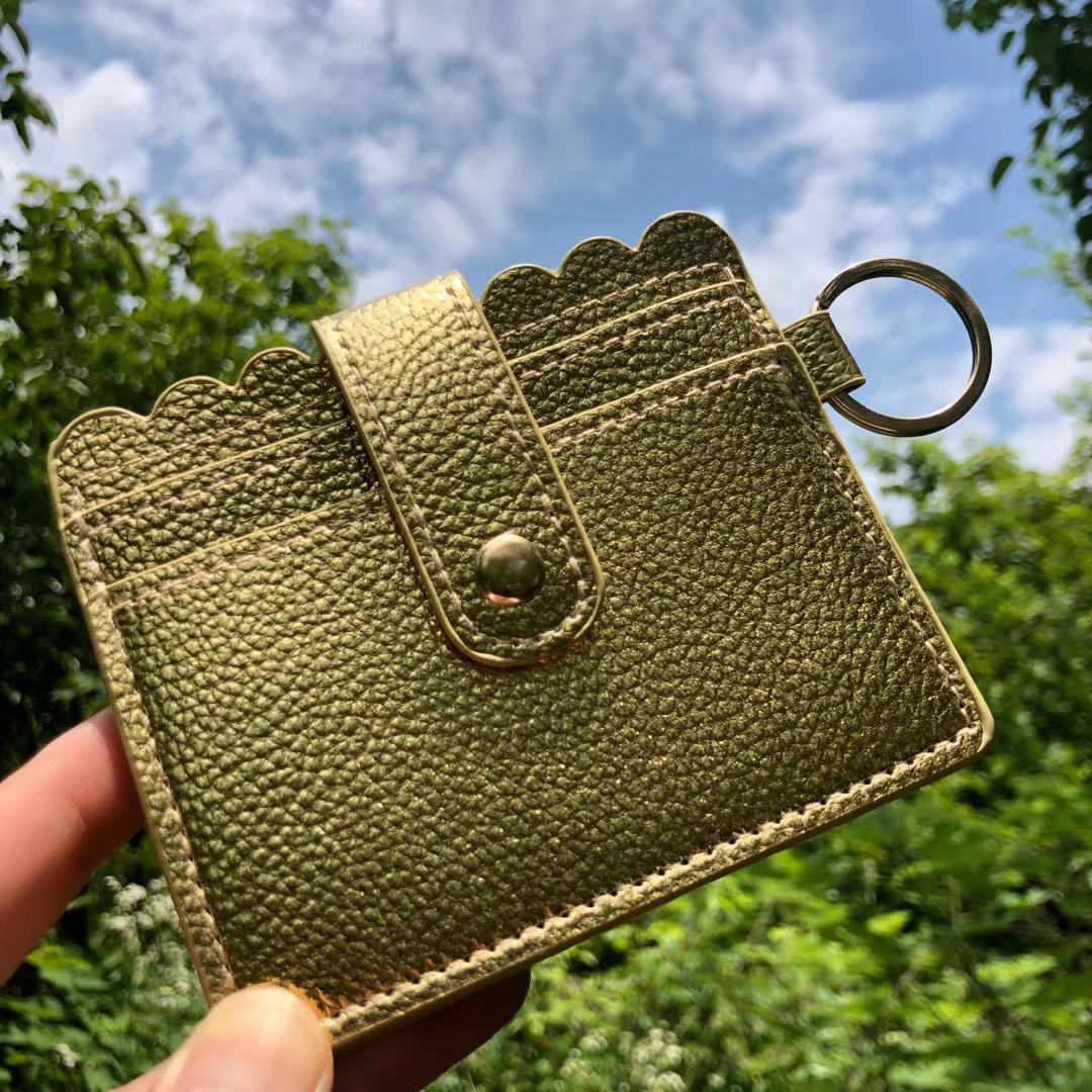 Venta al por mayor Llavero del titular de la tarjeta de la PU