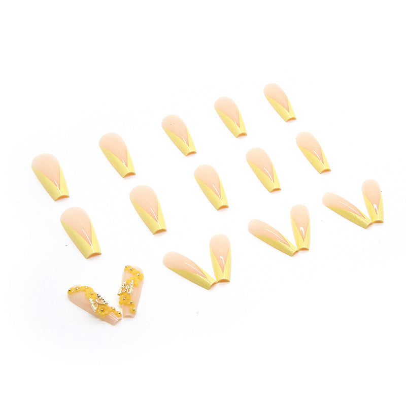 Wholesale Custard French Resin Nail Stickers