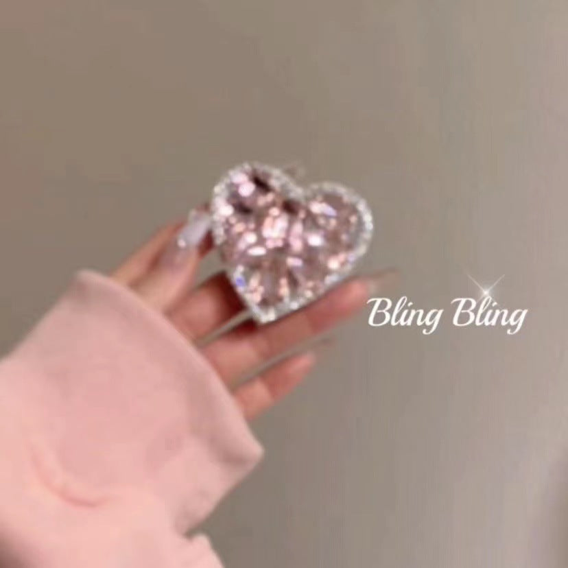 Wholesale Pink Diamond Plastic Phone Holder