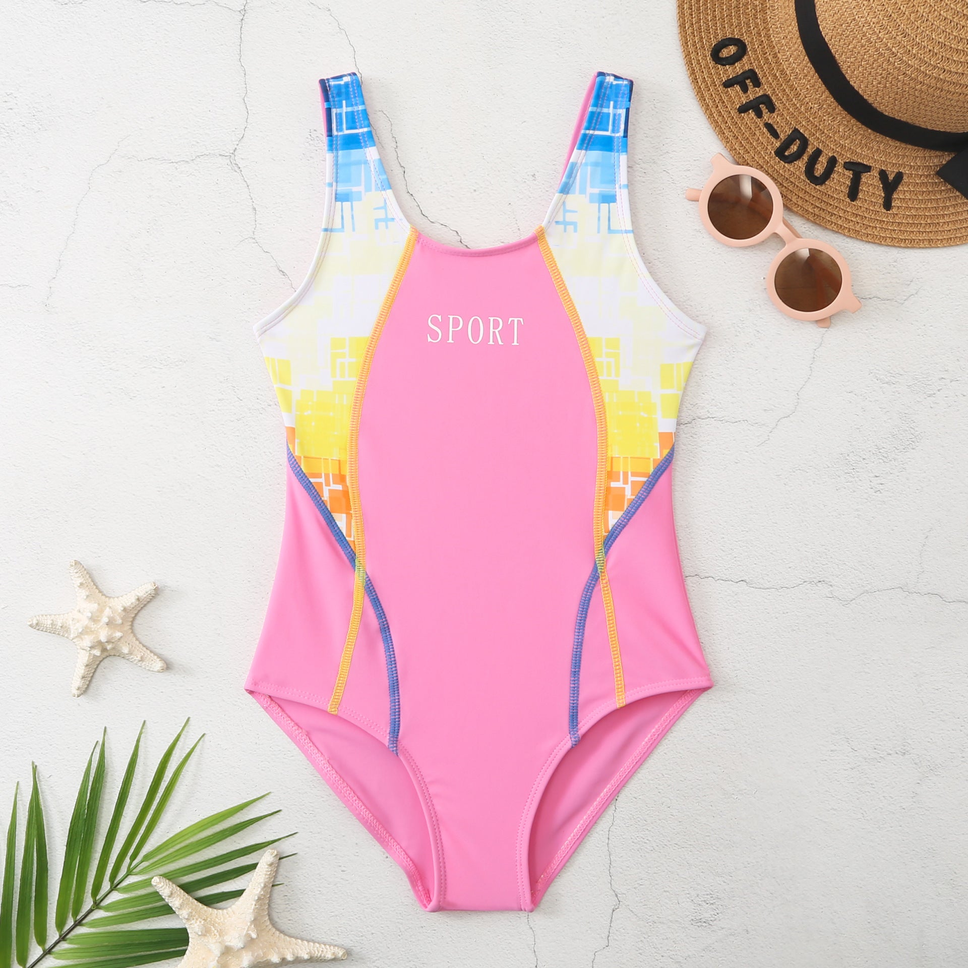Wholesale Nylon One-piece Triangle Sports Swimwear