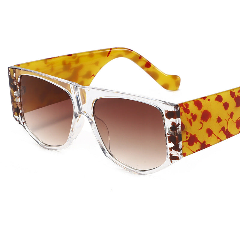 Wholesale PC Large Frame Thick Brim Sunglasses