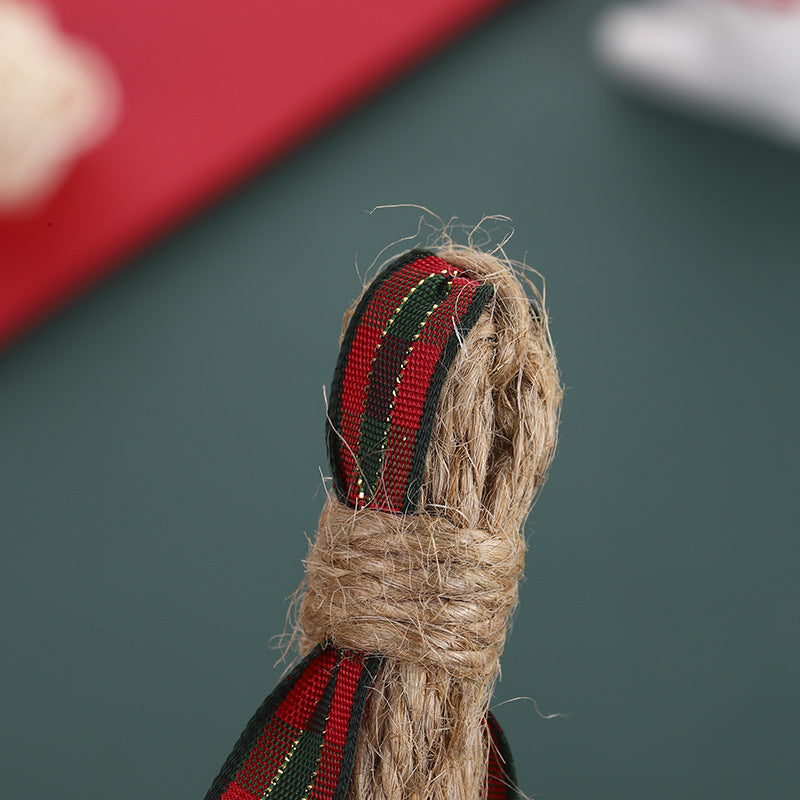 Cuentas de borla de poliéster de cáñamo de 100 piezas al por mayor de cáñamo 8 cm