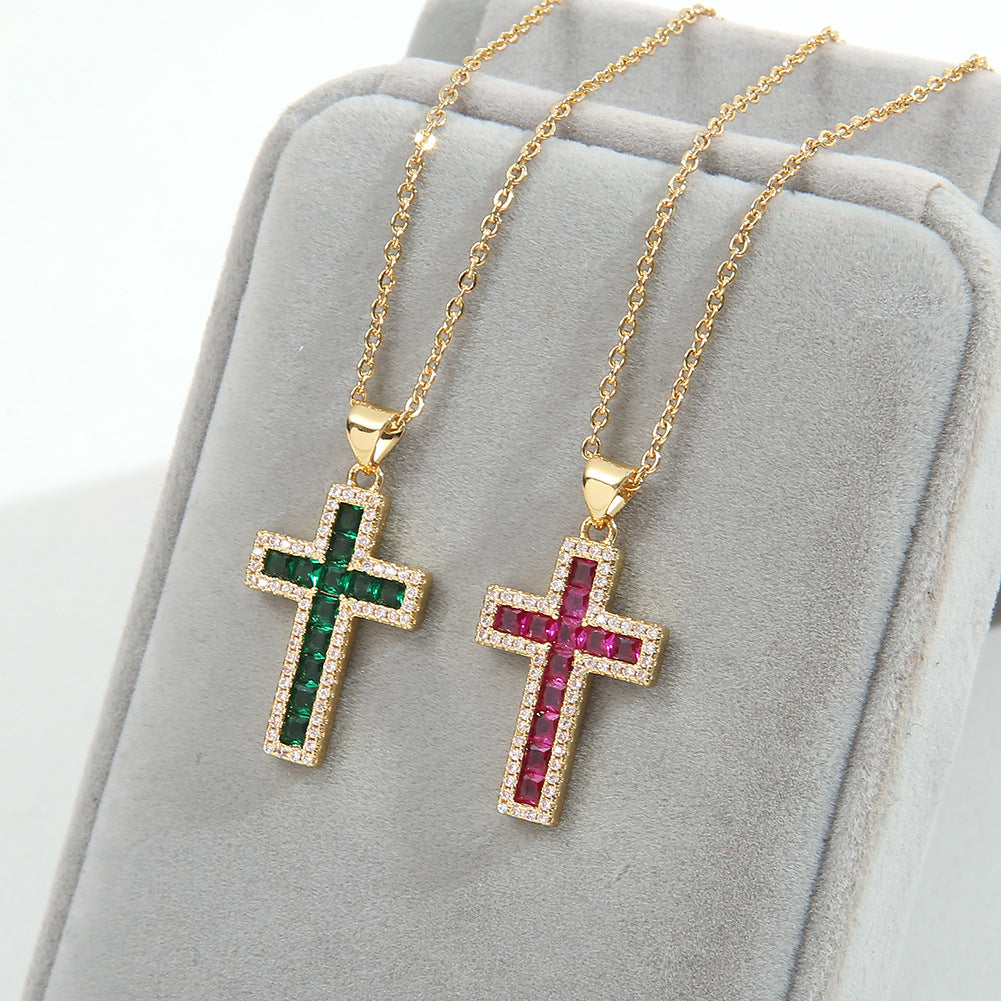 Wholesale Copper Cross Pendant Necklace