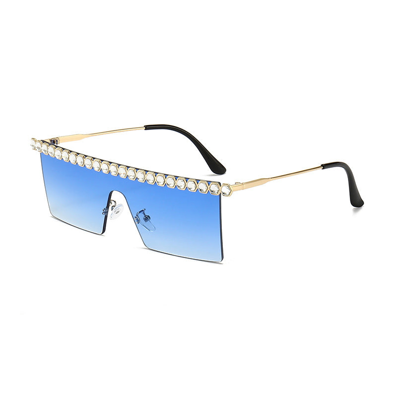 Wholesale PC Square Frameless Unisex Sunglasses