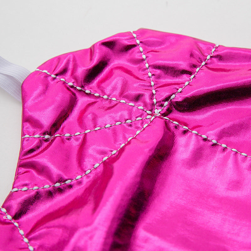 Wholesale Kids Mermaid Suspenders Polyester Swimwear