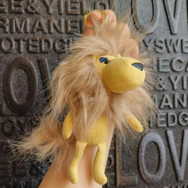 Wholesale Plush Lions Creative Key Chain