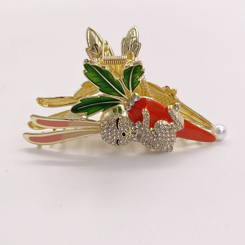 Pinzas Para El Cabello De Metal De Conejito De Pascua al por mayor