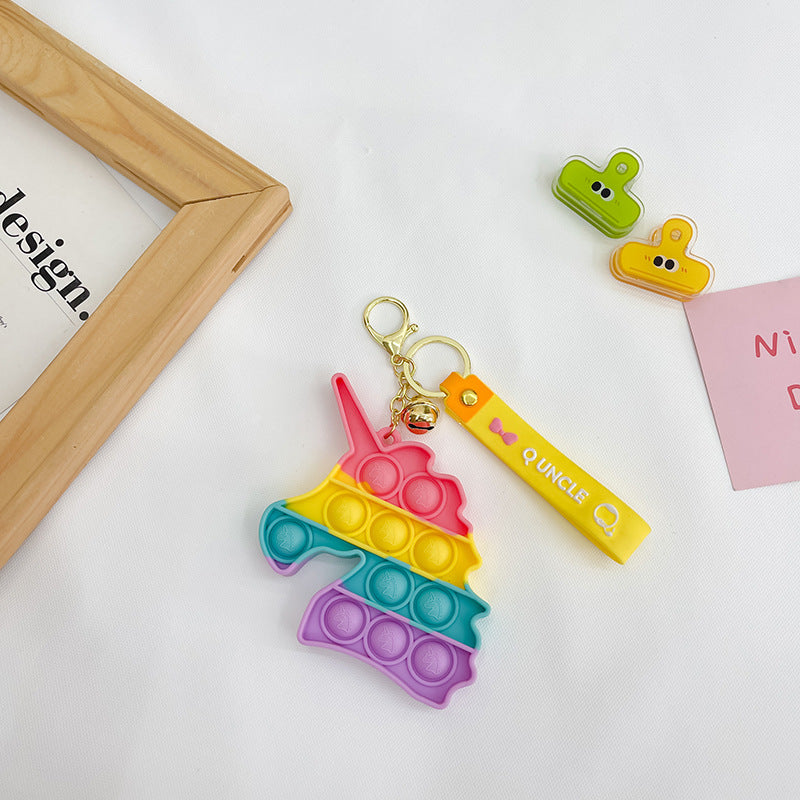 Wholesale Strawberry Pineapple Silicone Keychains