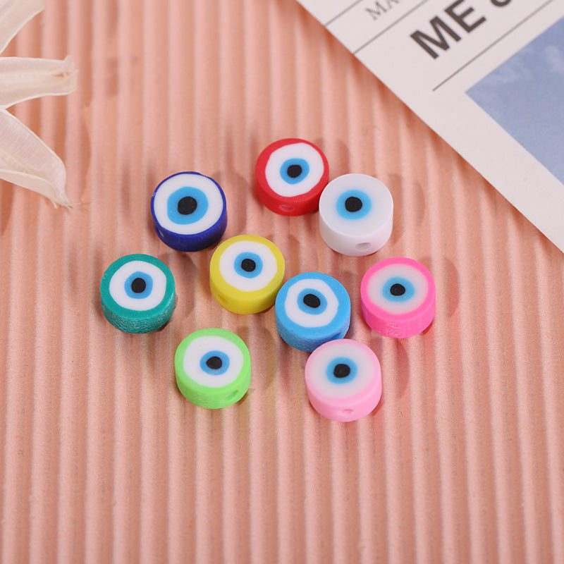 Venta al por mayor 1000PCS 10mm Fruit Smiley Flowers Smoky Beads