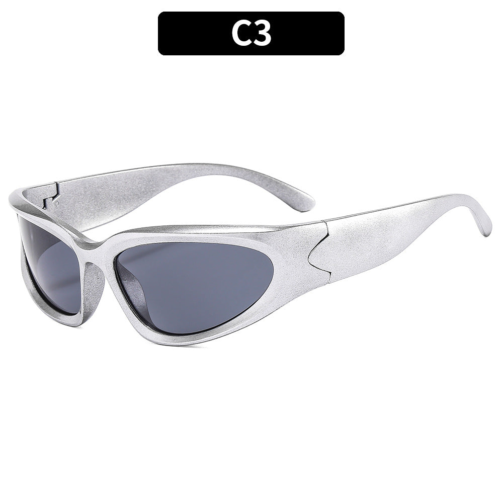 Wholesale PC Cycling Punk Sports Ladies Sunglasses