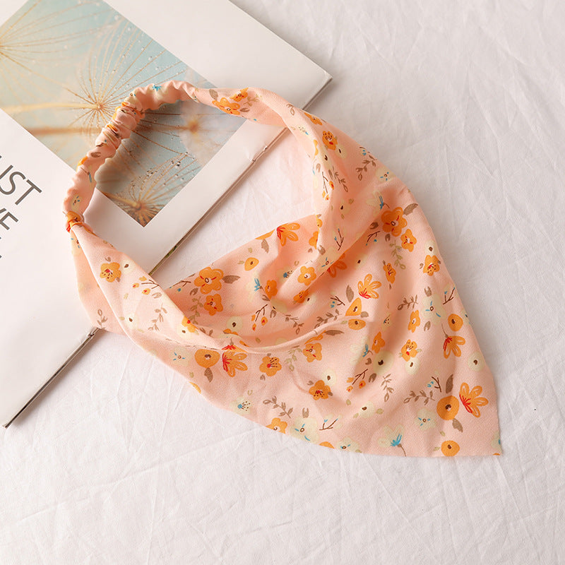 Wholesale Chiffon Floral Fabric Headband