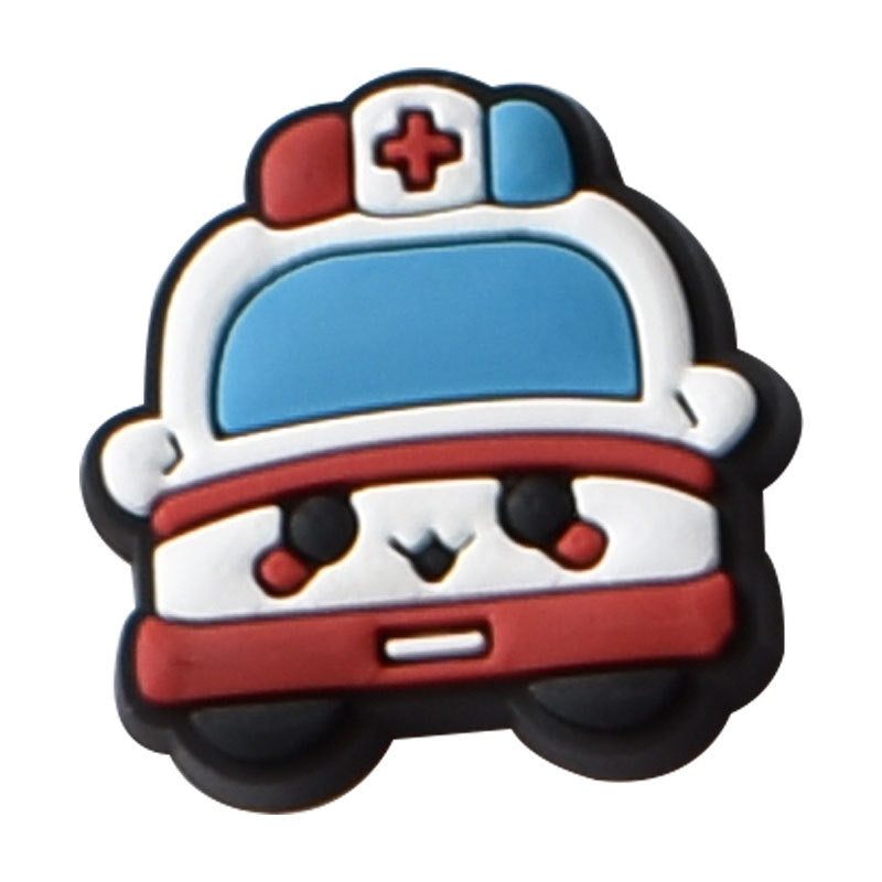 Wholesale 100 PCS PVC Cartoon Doctor Nurse DIY Shoe Buckle