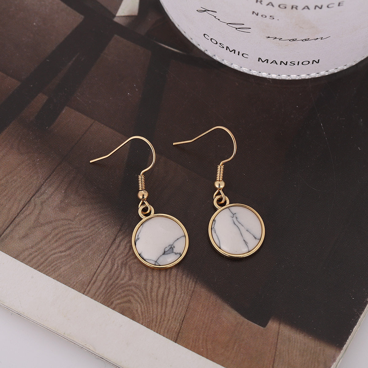 Wholesale Marble Alloy Earrings