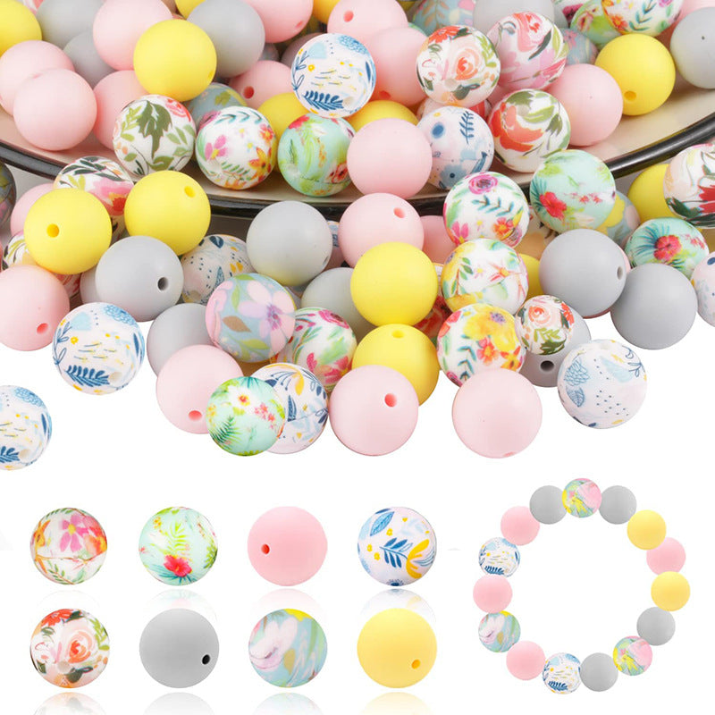 Cuentas de decoración de vacaciones de silicona al por mayor