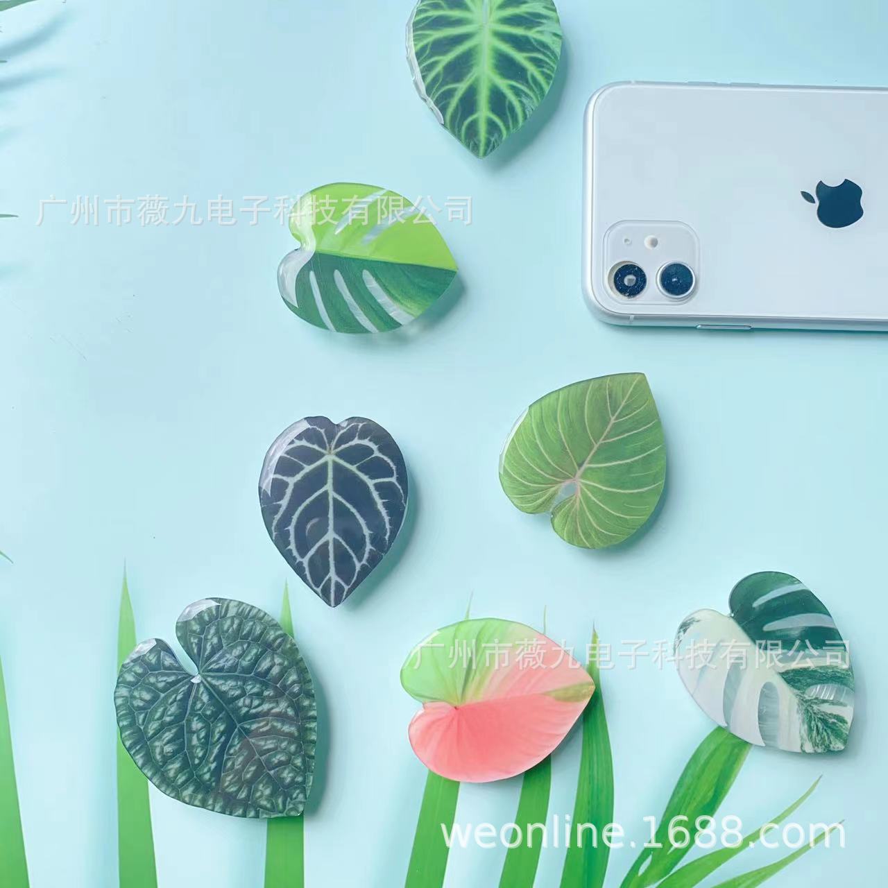 Titular de bolsa de aire para teléfono móvil de hoja acrílica con forma de epoxi al por mayor