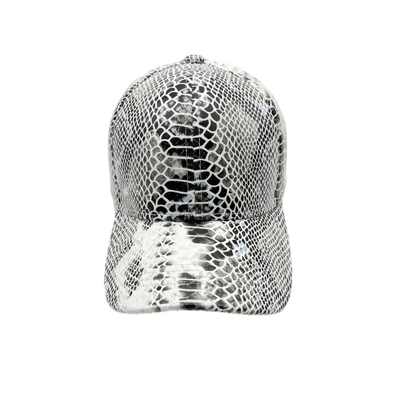 Gorra De Béisbol De Cuero De Serpiente Caliente al por mayor