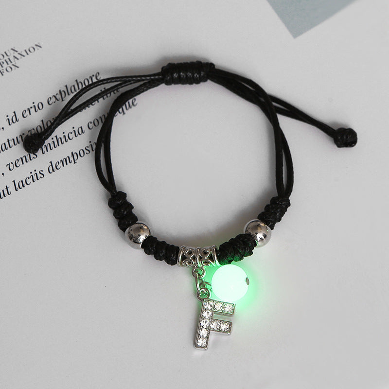 Pulsera Luminosa De Alfabeto Inglés De Aleación al por mayor