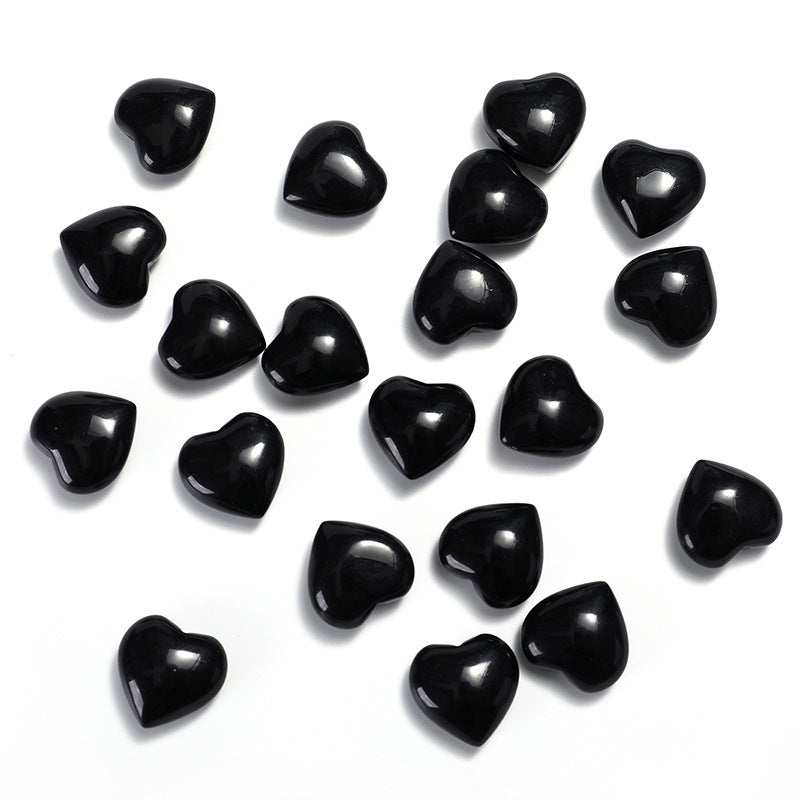 Wholesale 50PCS 15*15*9mm Small Heart Natural Stone Beads