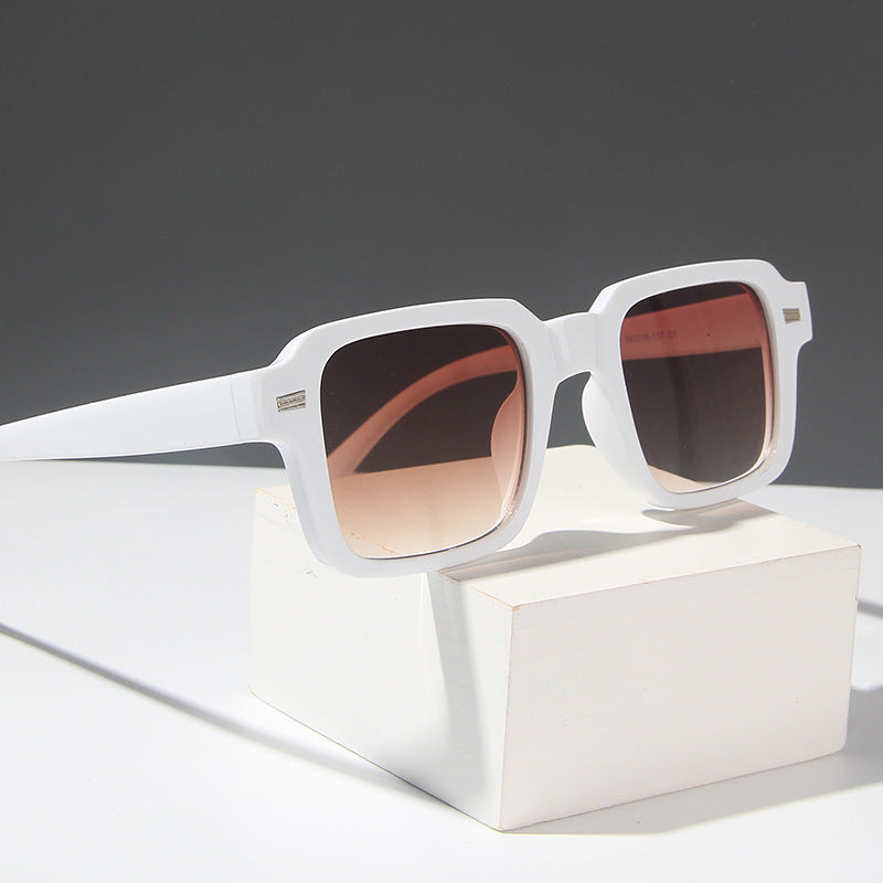 Wholesale PC Square Frame Rice Nail Sunglasses