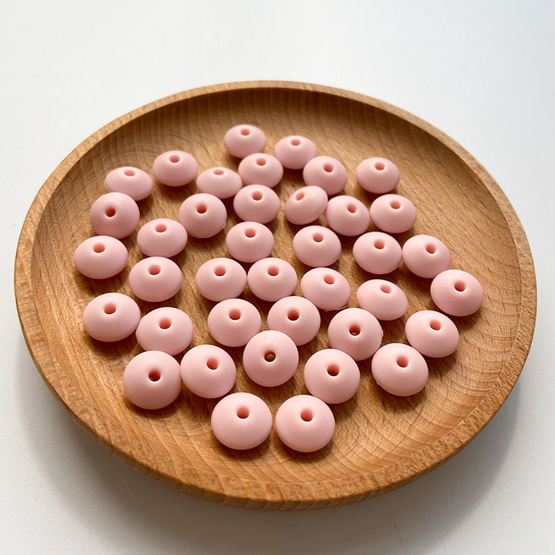 Wholesale 50PCS Small Beads 12MM DIY Abacus Beads Silicone