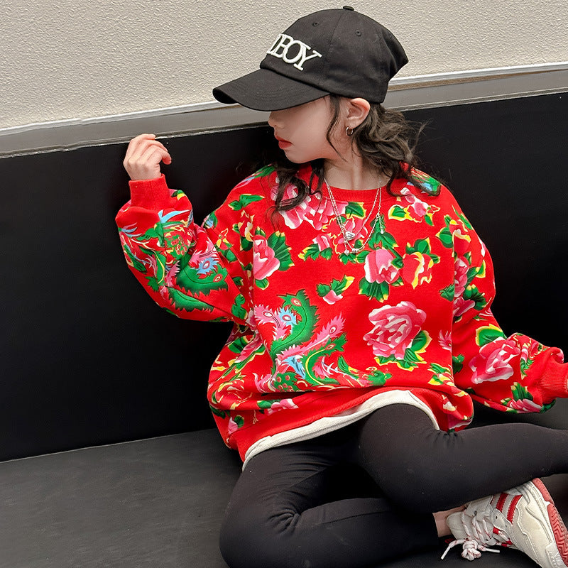 Wholesale Cotton Children's Printed Hoodies