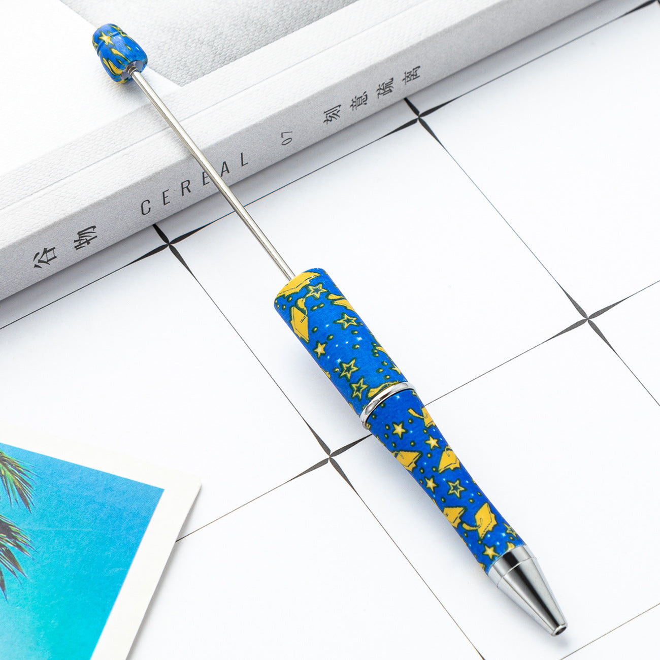 Wholesale Beadable Pens Graduation Season Plastic Ballpoint Pens