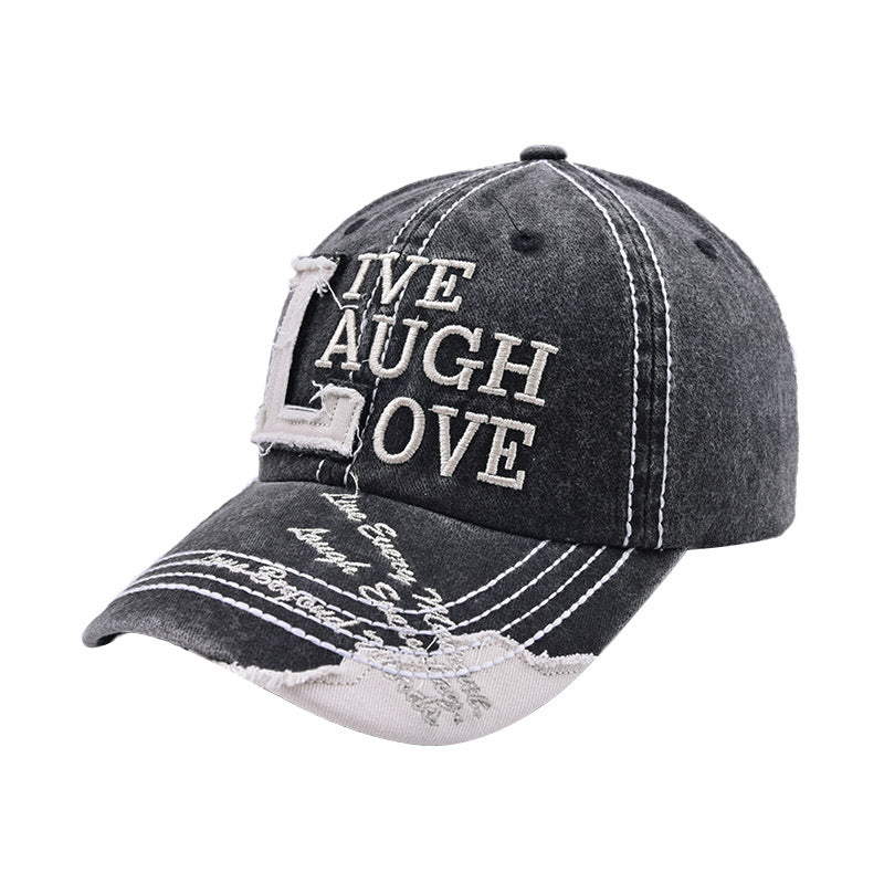 Capilla de béisbol de bordado de letra de algodón al por mayor