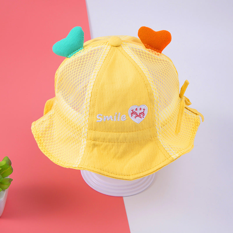 Venta al por mayor Cotton Love Sunshade Kids Fisherman Hat