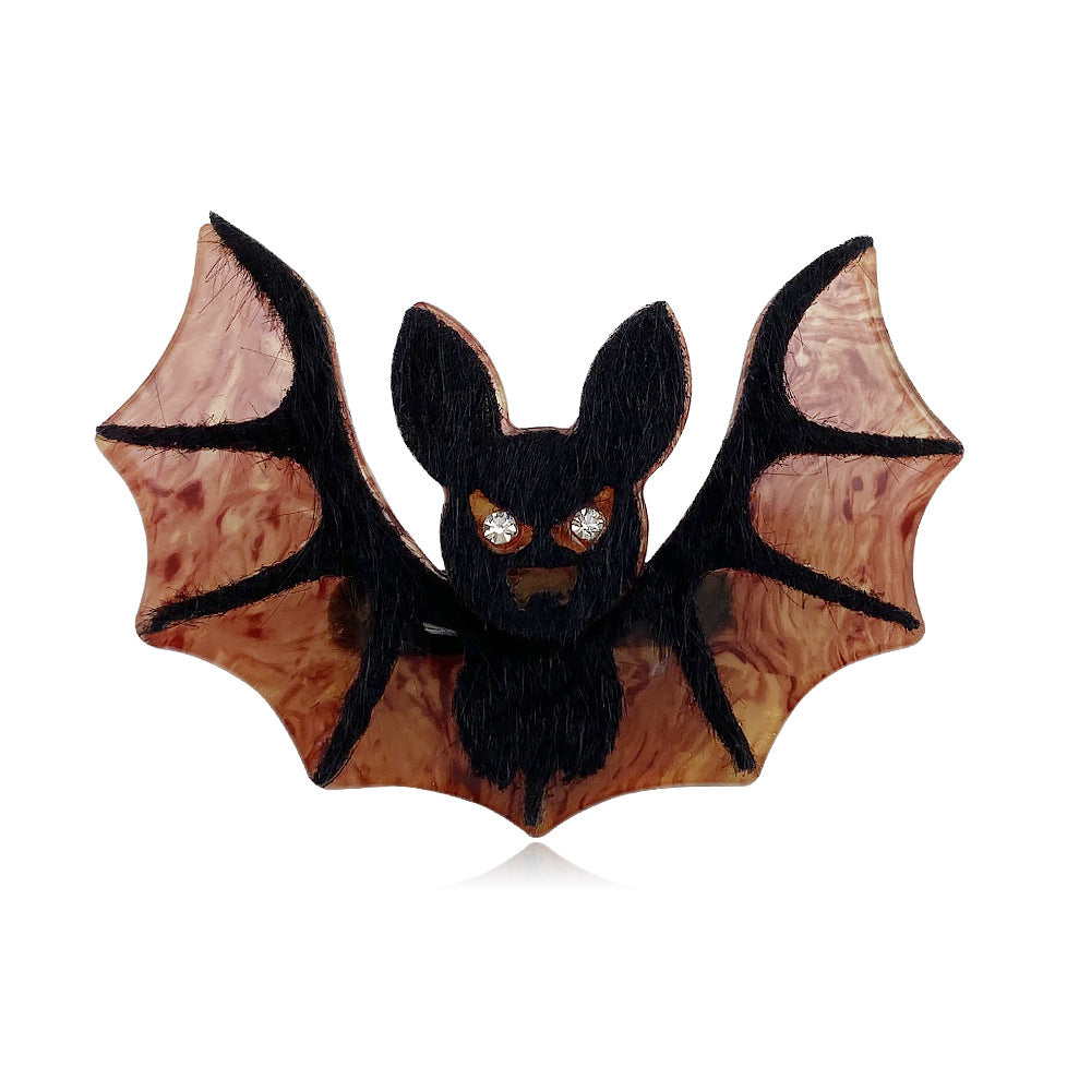 Wholesale Gothic Halloween Acrylic Cartoon Animal Brooch
