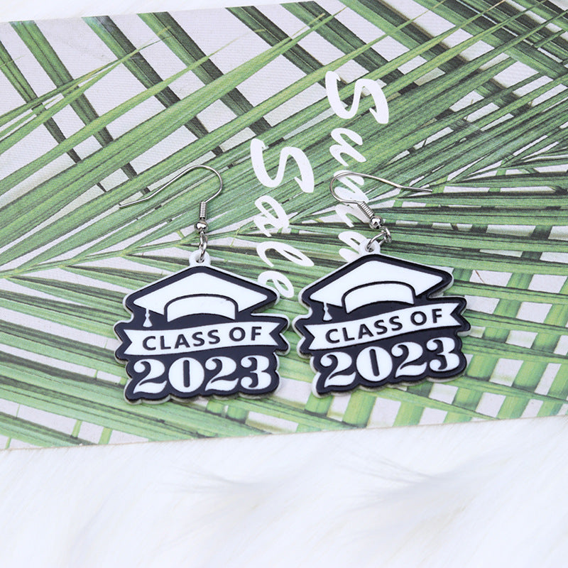 Pendientes Acrílicos De Cuarto De Graduación al por mayor