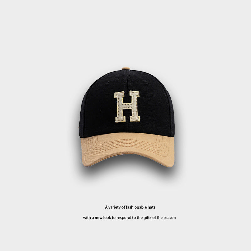 Wholesale H Alphabet Soft Top Cotton Hat