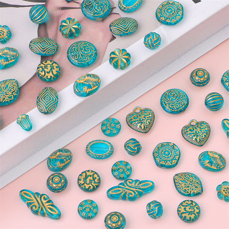 Wholesale 20pcs/Pack Vintage Baroque Acrylic Beads