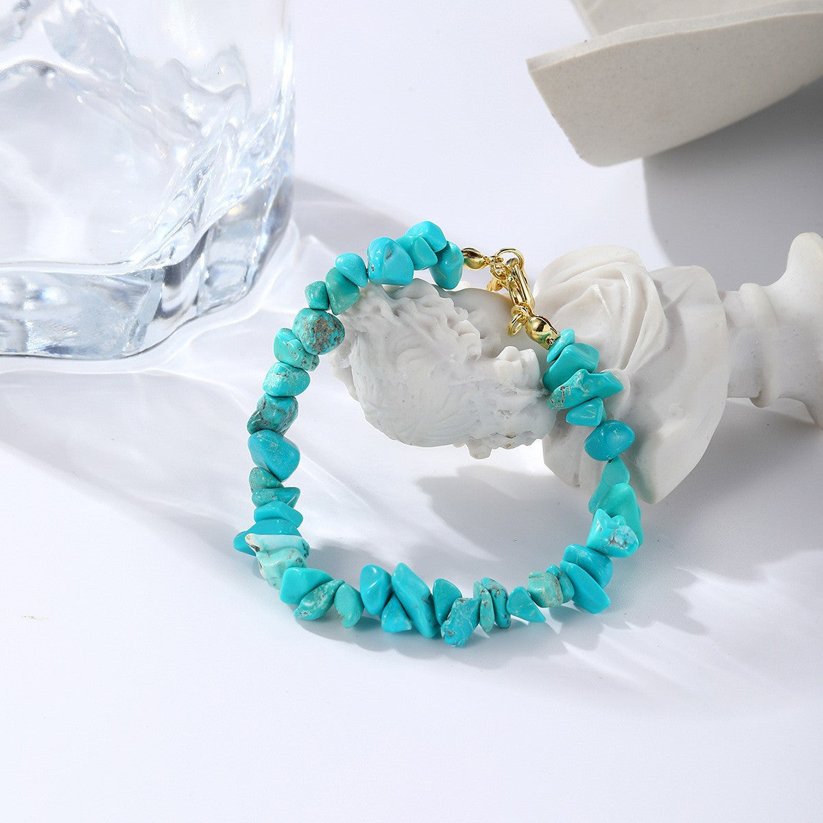 Wholesale Bohemian Colored Stone Beads Bracelet