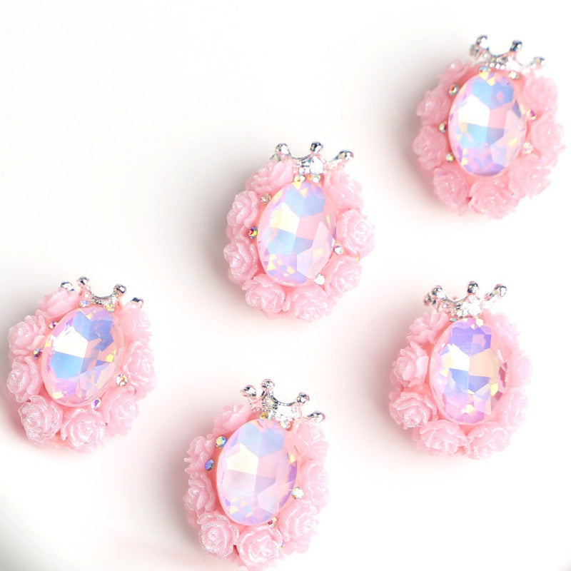 Wholesale Crown Cat's Eye Tassel Polymer Clay Beads