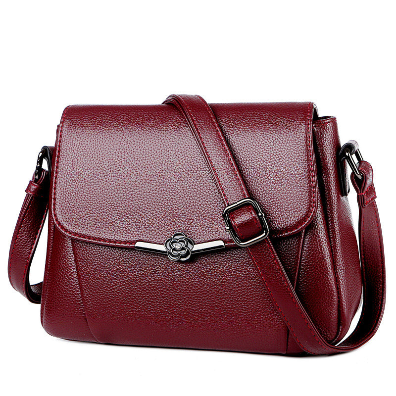 Wholesale PU Shoulder Messenger Bag Soft Leather Women Bag