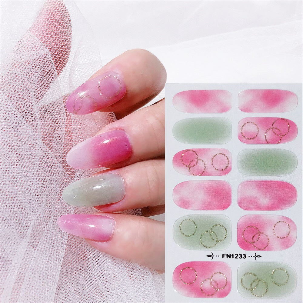Wholesale Plastic Removable Nail Stickers