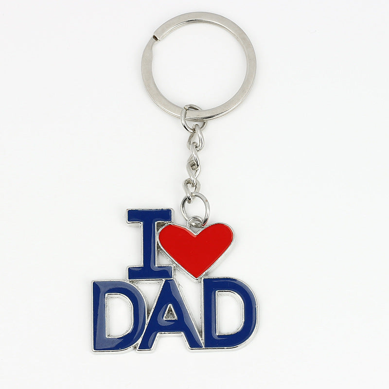Wholesale Mother's Day Father's Day Alloy Keychains