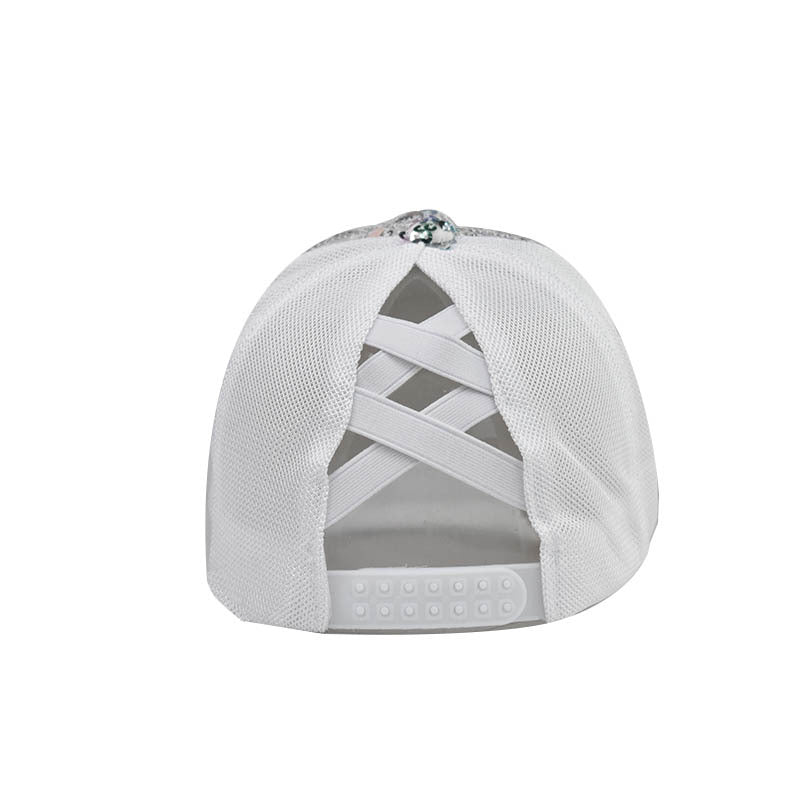 Sombrero de béisbol de protección de lentejuelas de algodón de algodón al por mayor