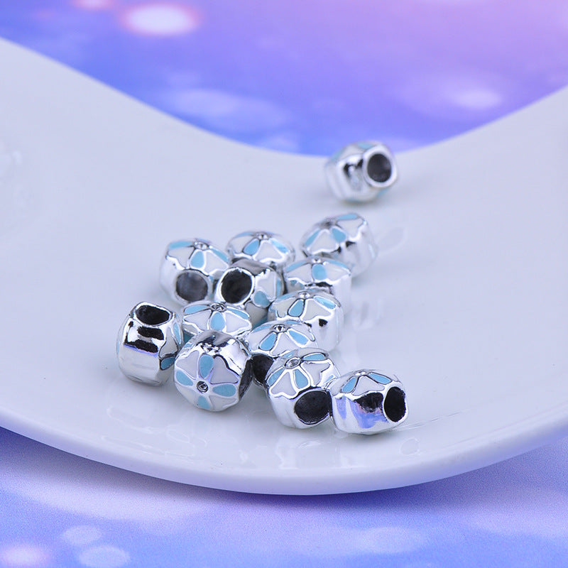 Venta al por mayor, 10 Uds., pulsera con cabeza de gato, cuentas de aleación