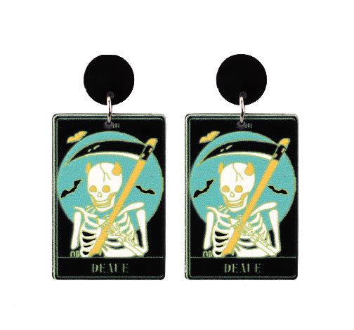 Wholesale Tarot Acrylic Earrings