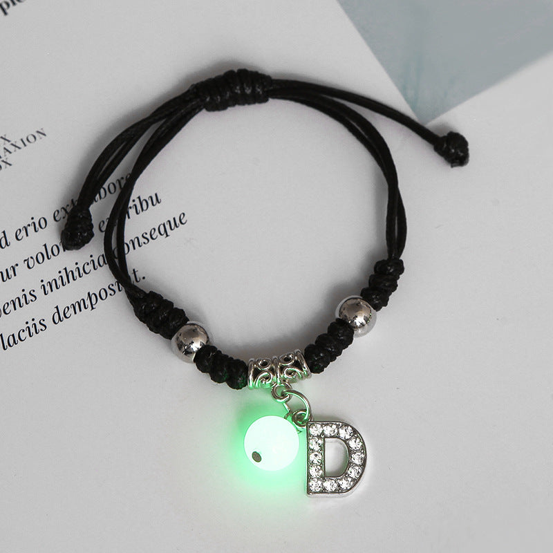 Pulsera Luminosa De Alfabeto Inglés De Aleación al por mayor