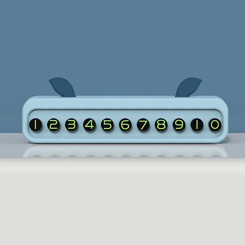 Wholesale Phone Number Plastic Car Ornament Parking Sign