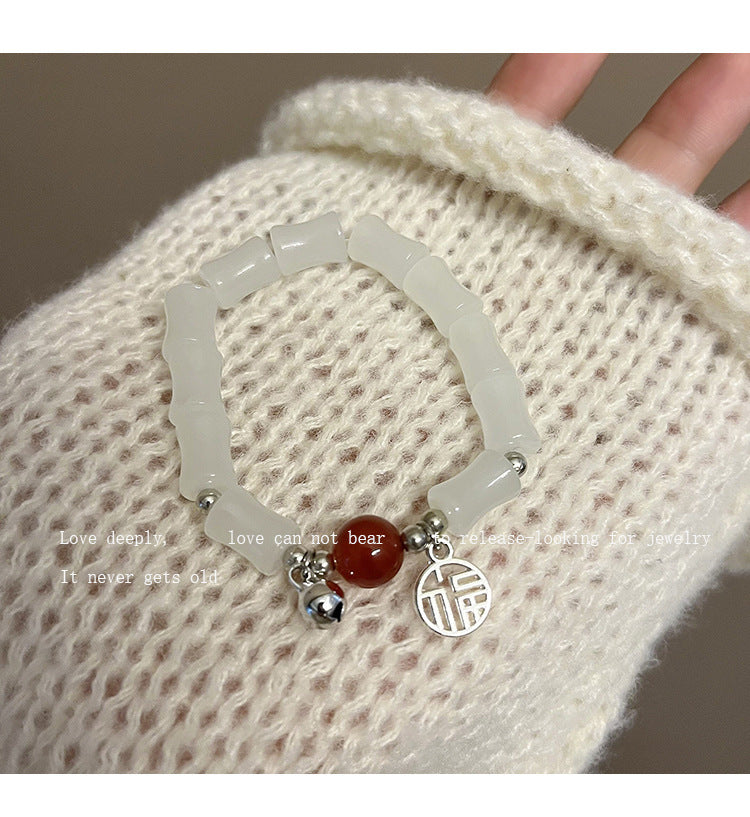 Wholesale Safety Buckle Beaded Alloy Bracelet