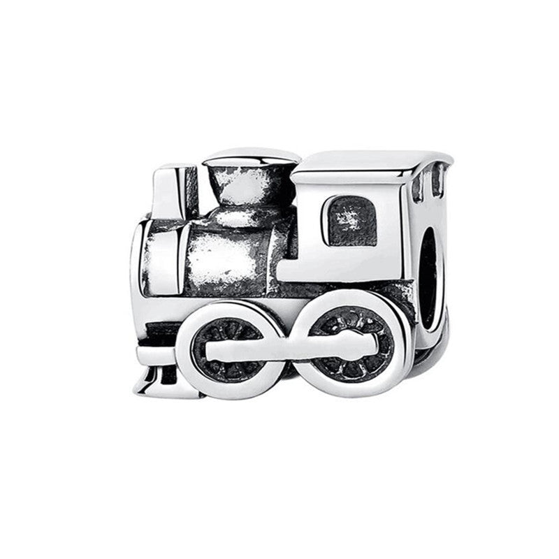 Wholesale 1×1.3CM Sterling Silver Accessories Beads