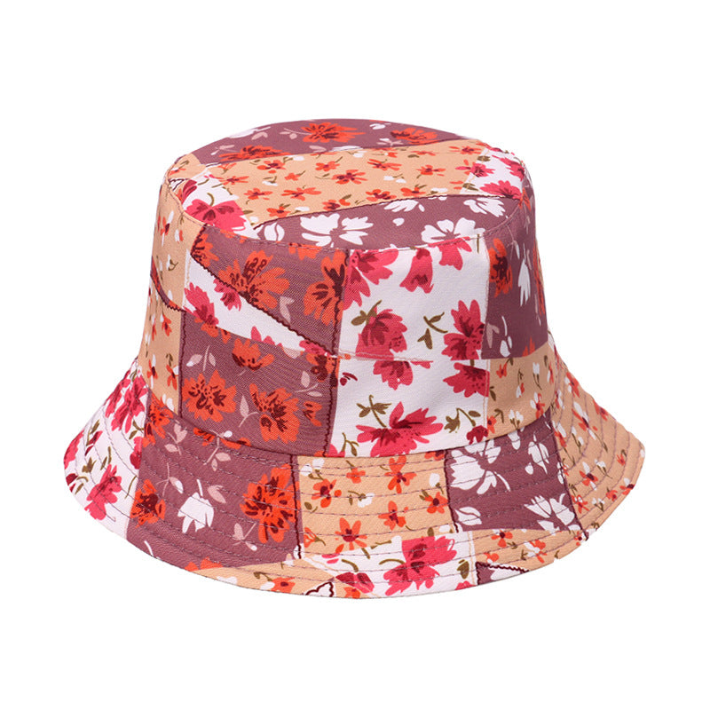 Wholesale Aztec Polyester Floral Print Bucket Hat